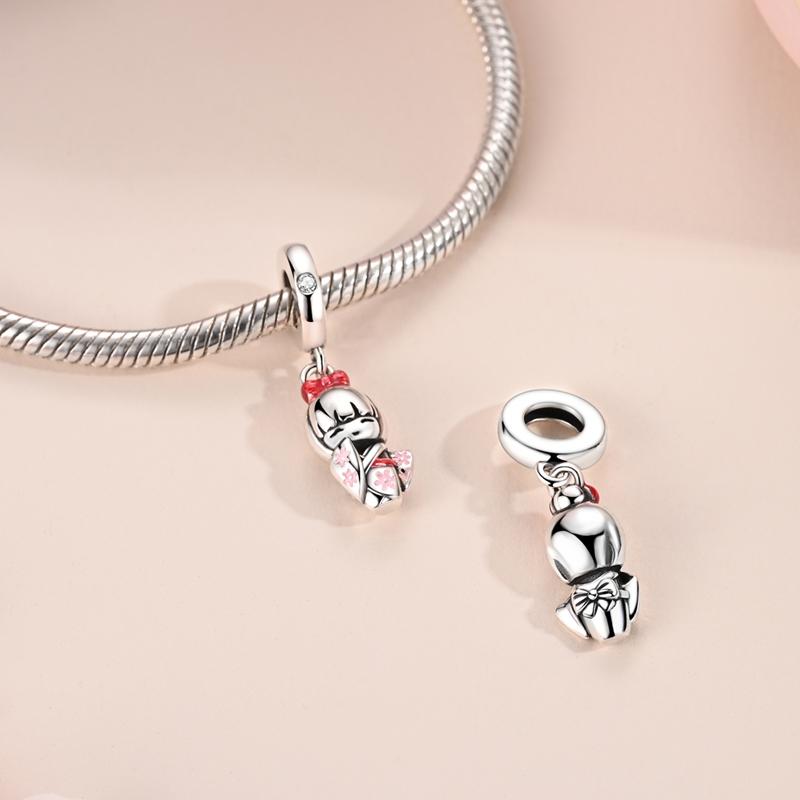 New Copper Charms Pendants Kimono Mount Fuji Koi Flag Dangle Fit Women Original Bracelet Diy Jewelry Gifts