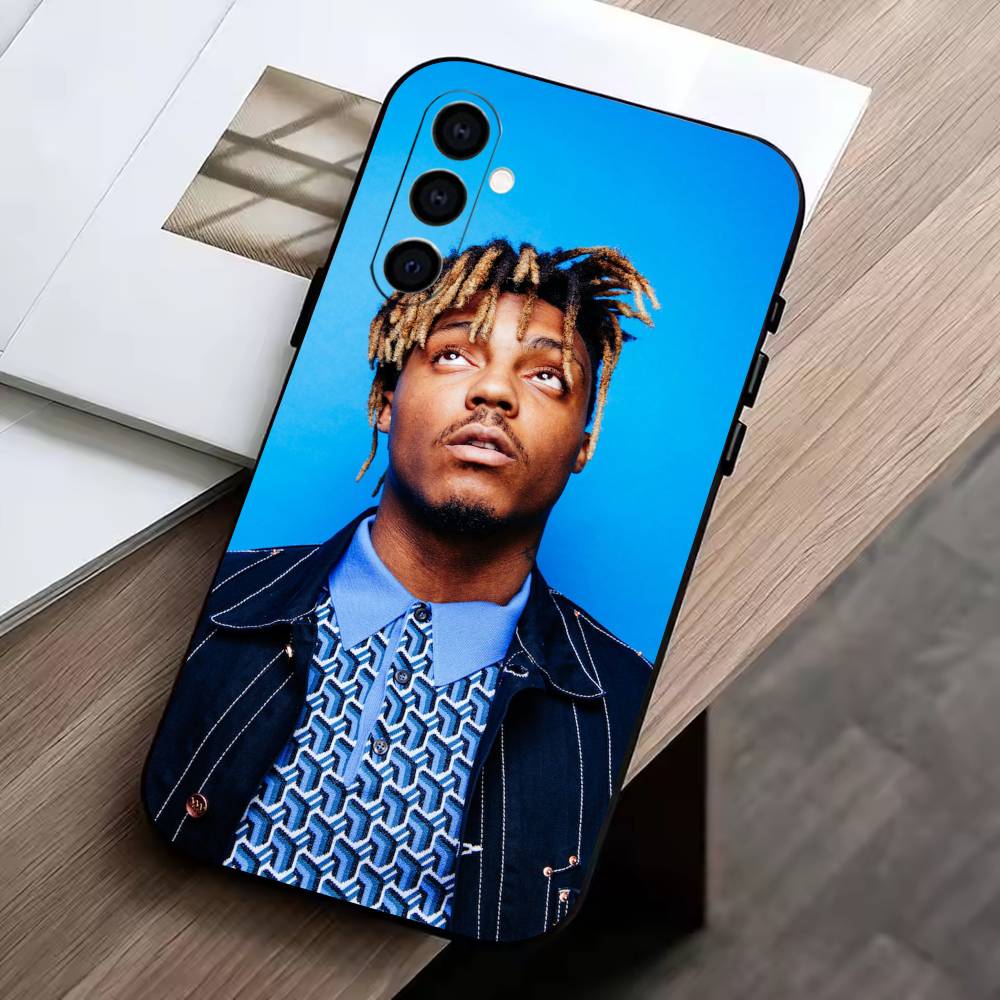 

999-Juice WRLD-JW Чехол для телефона Черный Силиконовый Мягкий Для Samsung Galaxy A73,A72,A71,A70,A53,A52,A51 Samsung a42 5g