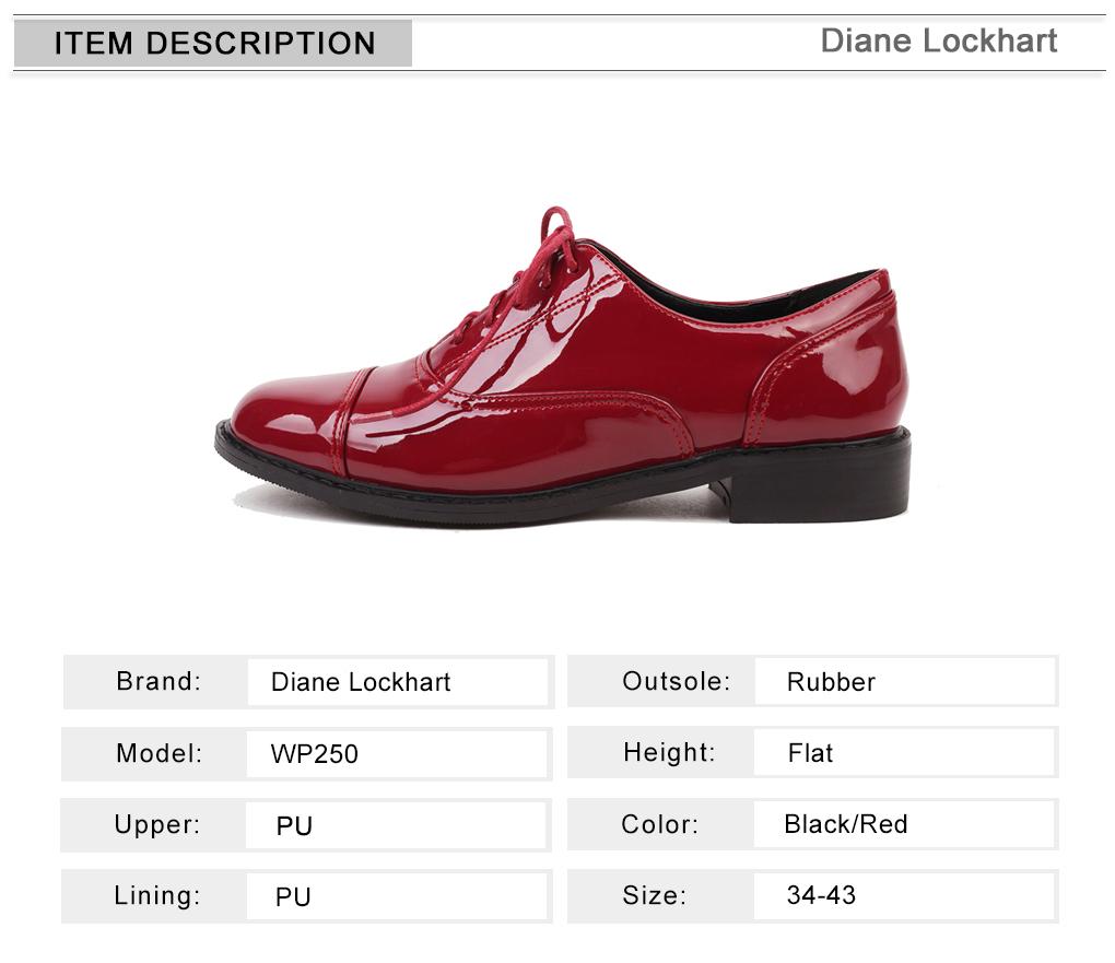 Fashion 2025 Spring Shoes Woman Oxford Shoes Pu Leather Lace Up Casual Shoes Platform Work Shoes Brown Black Flats Zapatos Mujer