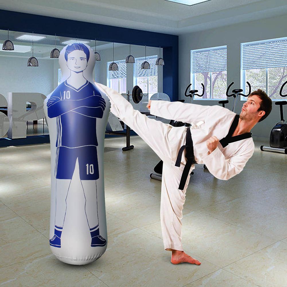 Air Mannequins Free Kick Defender Inflatable Punching Bag Football Practice Tumbler for Home Exercise for Children Adults