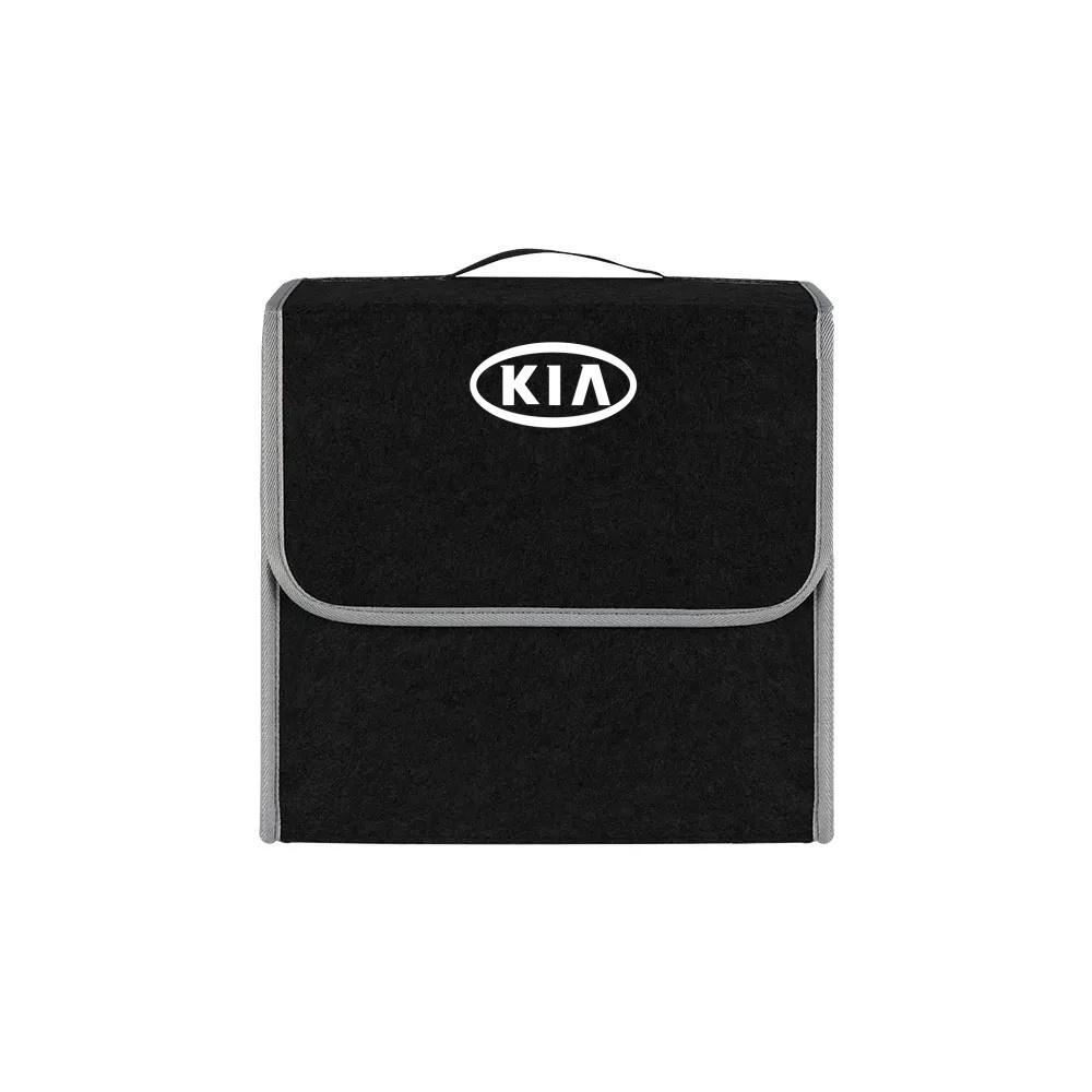 Car For Kia Rio Ceed Sportage Cerato Soul PicantoCar Trunk Storage Bag Felt Cloth Organizer Box Auto Accessories Accesspries