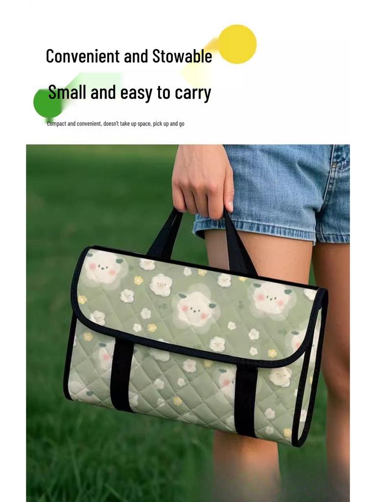 Extra Large Outdoor Camping and Beach Mat – Portable, Moisture-proof, Thickened 3m Picnic Cushion.