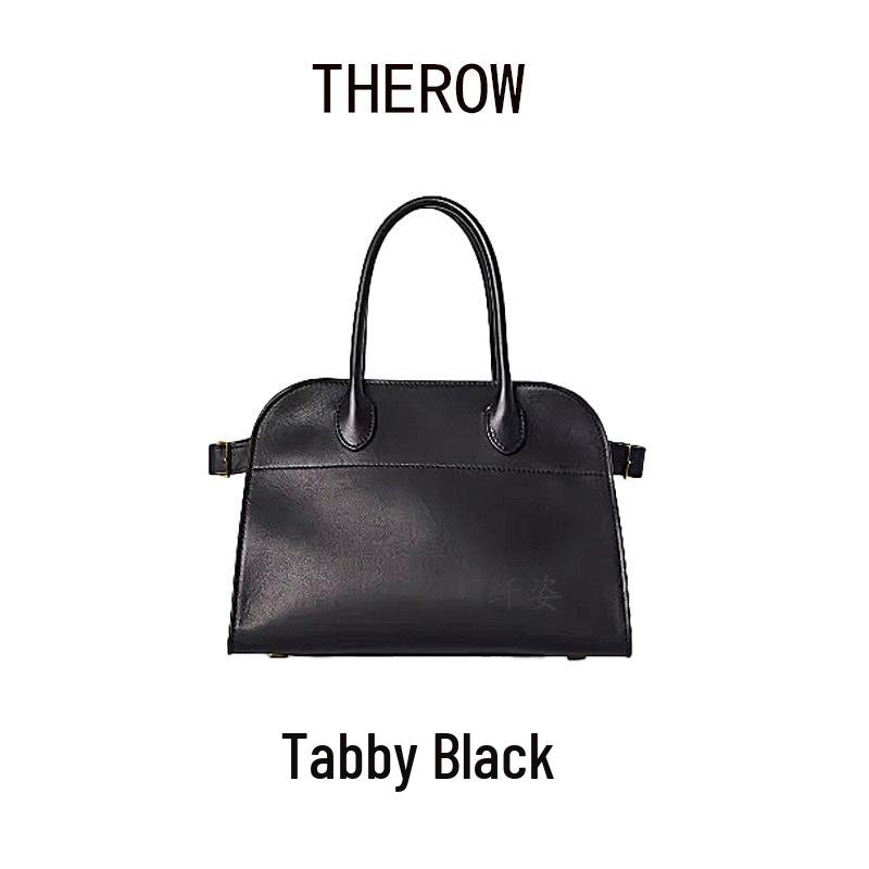 TheRow Margaux15 Large Genuine Leather Tote – Handheld Computer Bag in Style of Bai Baihe and Dong Jie