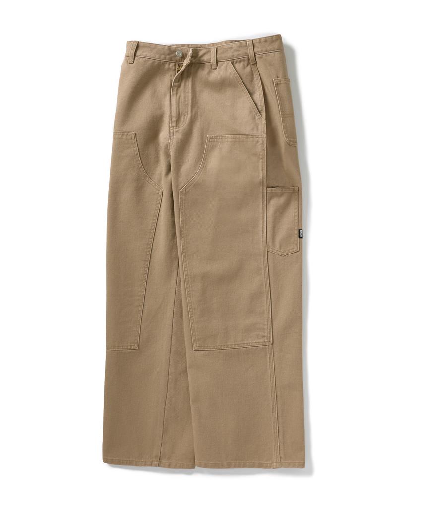 MINIMALPROJECT Wide Carpenter Cotton Pants Mpt118 [Beige]