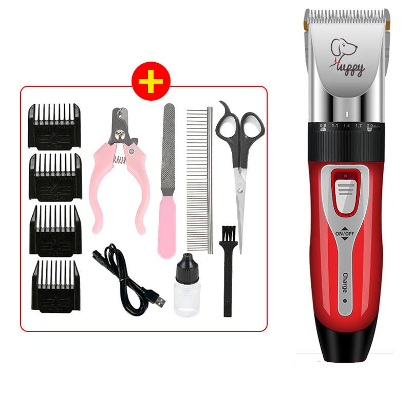 

Электрический триммер для стрижки собак и кошек, бритва с USB-зарядкой, электробритва, профессиональная машинка для стрижки животных с низким уровнем шума