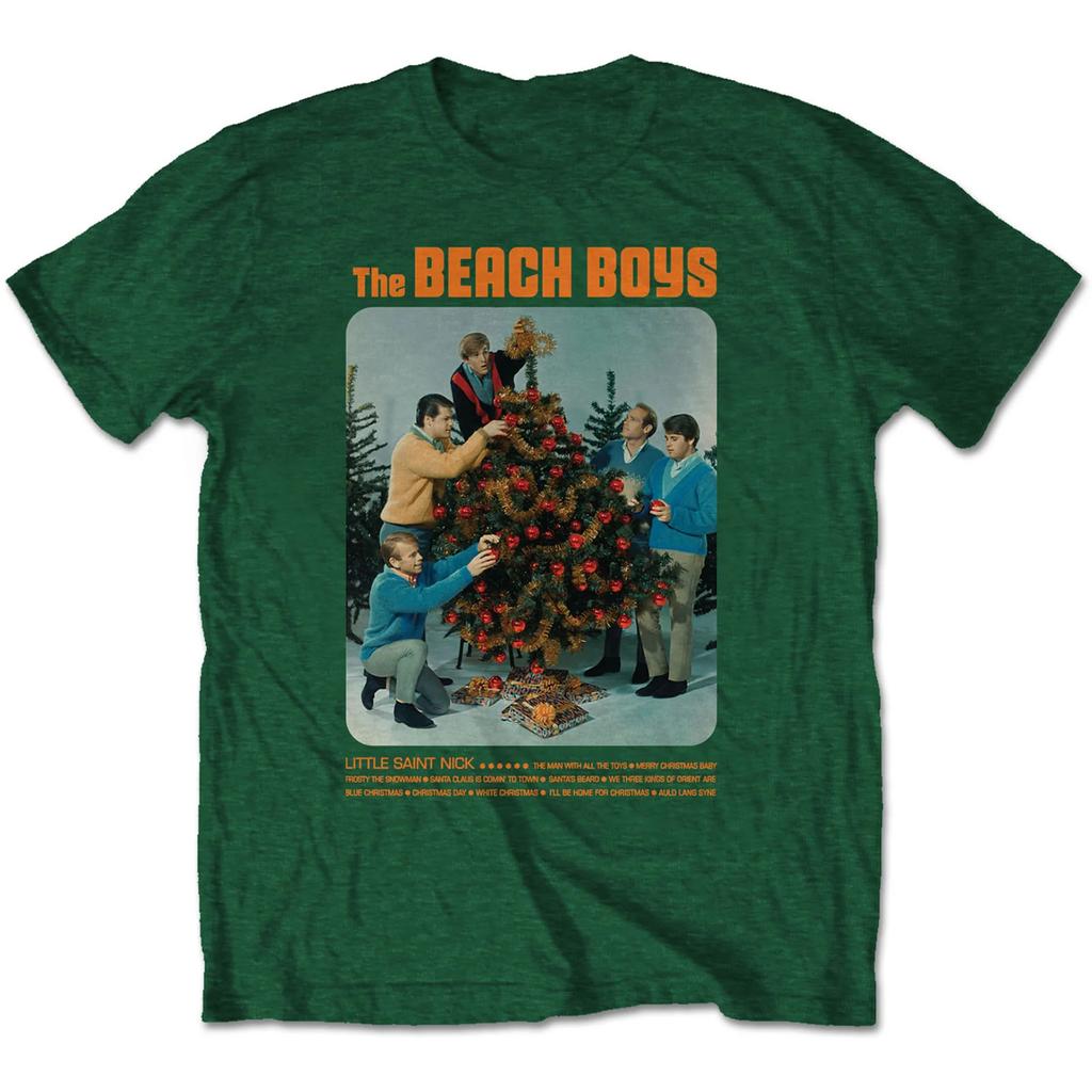 26 The Beach Boys Band Frohe Weihnachten Geschenk Für Fans S bis 5XL Grünes T-Shirt TMB4424 Unisex T-Shirt