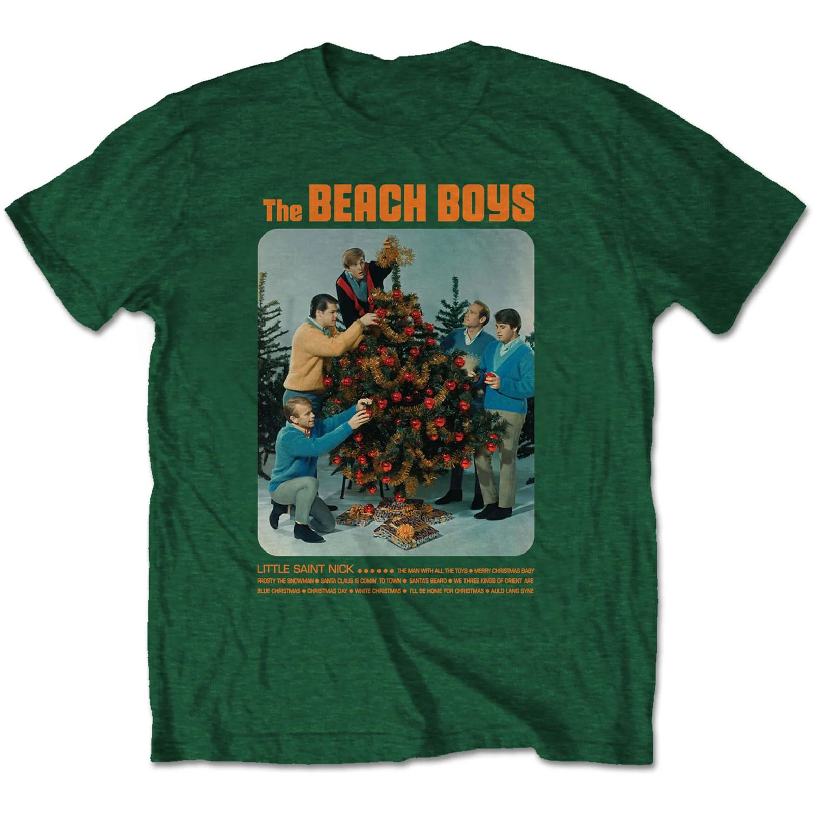 

26 The Beach Boys Band Merry Christmas Gift For Fan S to 5XL Green T-shirt TMB4424 Unisex T-Shirt XXXL