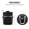 Car LED Ashtray Garbage Coin Storage Cup Accessories For Chevrolet Cruze Sonic Silverado Trax Camaro Corvette Bolt Z71 Sail SS