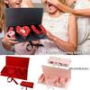 Rectangle I Love You Empty Box Romantic Red Color Valentines Gift Box Large Size Letter-Shaped Thicker Flowers Gift Box