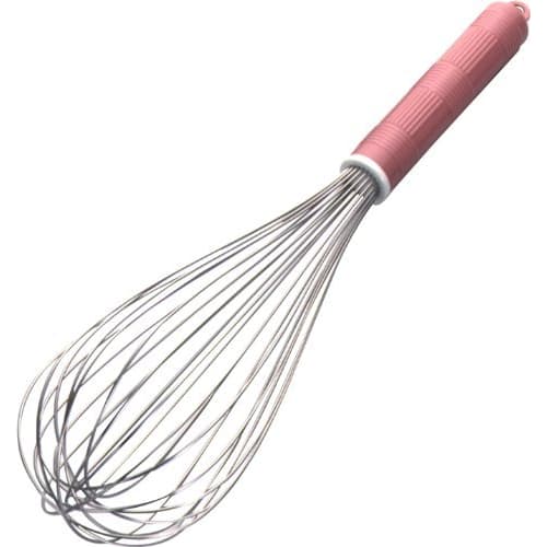 Tiger Crown Whisk, 18-8 Stainless Steel, 360mm Whisk, Resin Handle, Triple Layer, 12 Wires, 1700 Yen