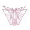 Sexy Lace Pure Lust Seduction Women's Briefs Mood Hollow Bow Mid-waist Comfortable Cotton Crotch Girl Panties