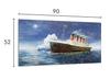 Szklana płyta ochronna na kuchenkę 90x52 Titanic