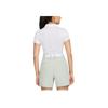 Nike Solid Color Pullover Short Sleeve Polo Shirt Women tops White DH2310-100