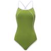 Low-split Racing Swimsuit Women's One-piece Belly Cover Slimming Sexy Swimming Pool Hot Sports