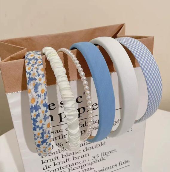 

6pcs Multicolor Elegant fabric Headband for Women Face Wash Hair Band Fashion Girls Hair Accessories