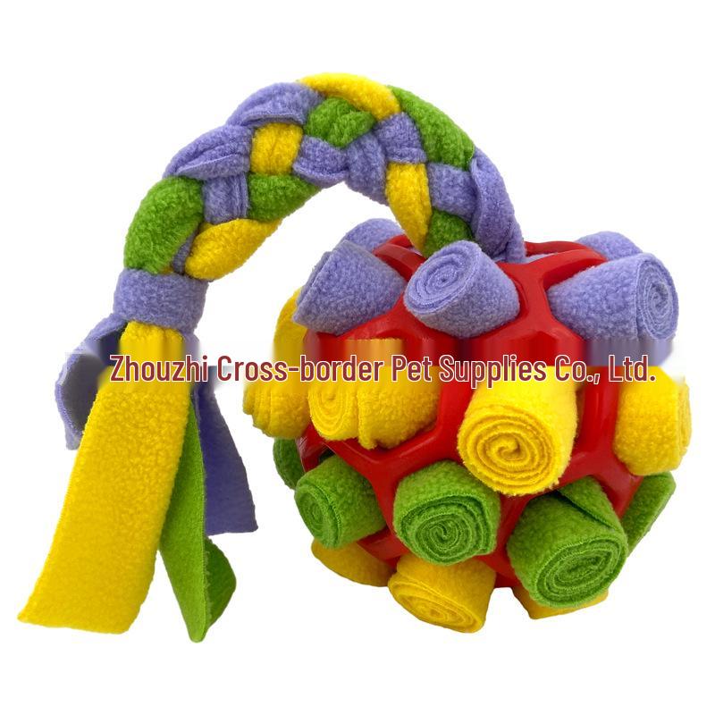 Interactive Dog Puzzle Ball: Sniffing, Teething, Energy-Boosting Olfactory Training Toy