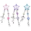 Dopamine Color Star Hair Clip Distinctive Star Hair Clip Charm With Dopamine Colors Perfect For Casual Outings