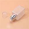 125ml Frosted PET Square Lotion Bottle with Pump, Refillable Empty Cosmetic Container for Skincare Body Lotion
