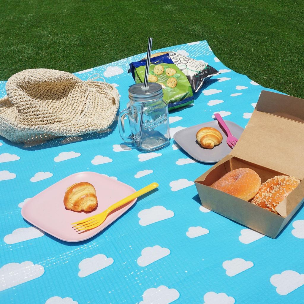 Almofada de Lazer Towa Sangyo Lazer Nuvem 120 x 180 cm Lençol, Lençol, Azul, Aprox.