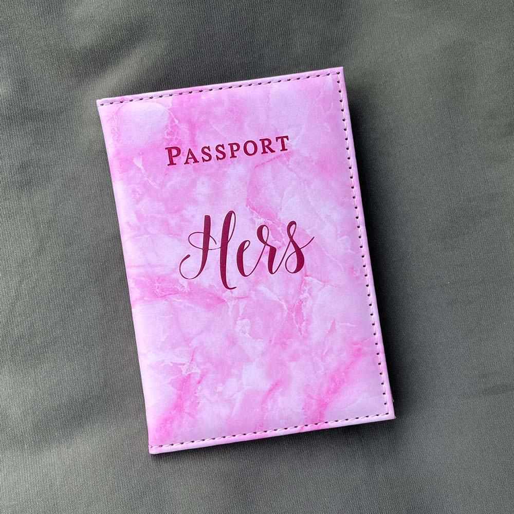 

Обложки для паспорта «Его и ее» Обложка для паспорта «Его и ее» Футляр для паспорта розовый