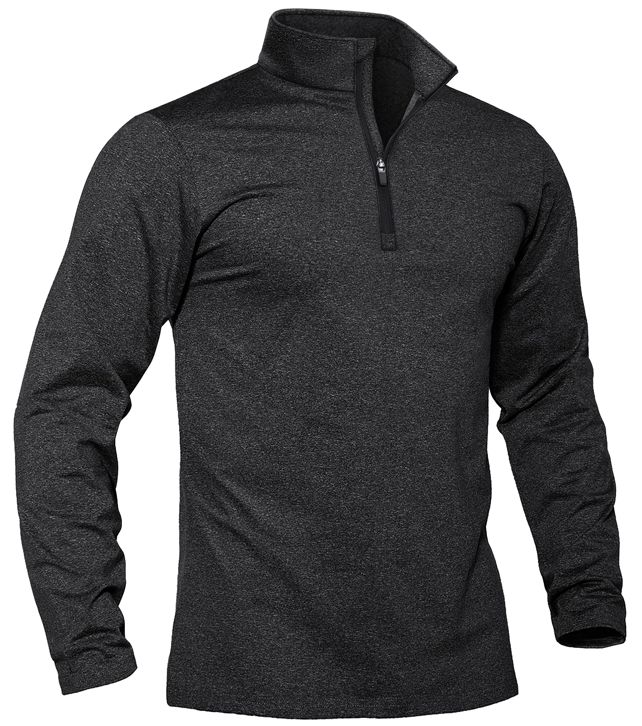 

TACVASEN Men s Half-Zip Sweatshirt, Perfect for Workouts, Golf, Fitness, and Motorcycle Wear, Black, Size 2XL