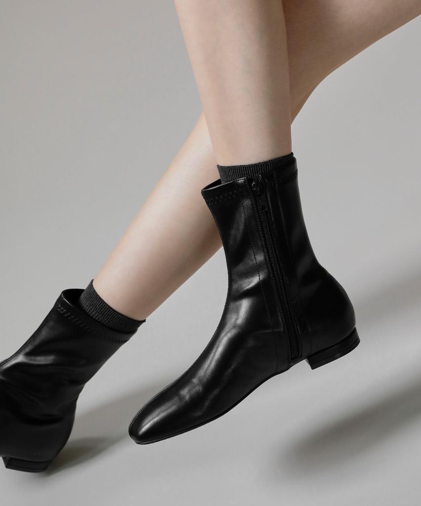 Sappun Taisha Sock Ankle Boots (1.5Cm)