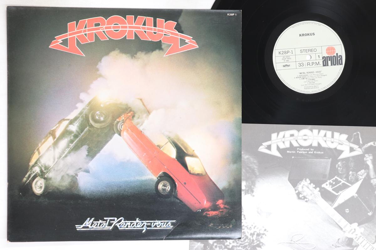 

LP Record KROKUS - Metal Rendez-vous K28P1 ARIOLA 1980 Japan Metal Used