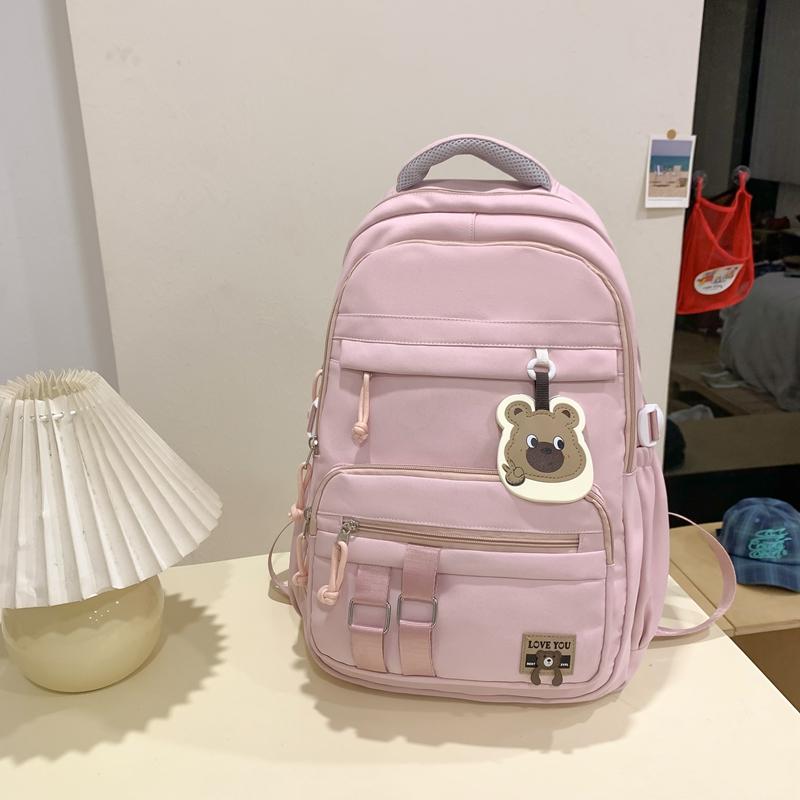 Школьный женский дорожный рюкзак контрастного цвета — фото 14