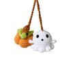 Cute Halloween Ghost Pendant Ghost Shape Crochet Halloween Decorations  Hangings Rear View Mirror