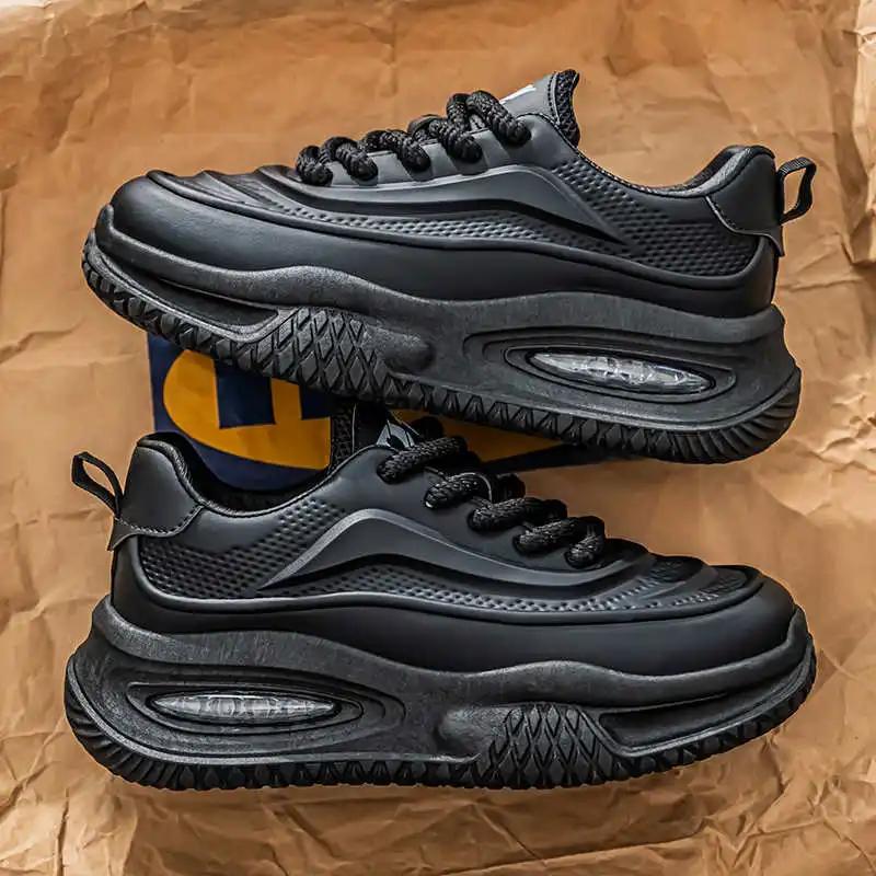 Fashion Flatform Round Foot Colorful Shoes Woven Luxury Trainers For Men Sneakers Fashion Sport Boti Trainers Top Comfort