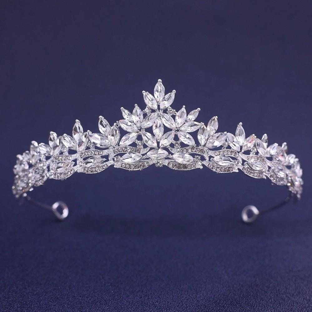 Headbands Bridal Princess Crown Hair Hoop Rhinestone Diadem Crystal Crown Headwear Girls Party