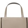 Michael Kors Jordi Letter Logo Color Block Design Leather Tote Bag Women Tote Bags Gray Brown 30F4T9JT6L-115