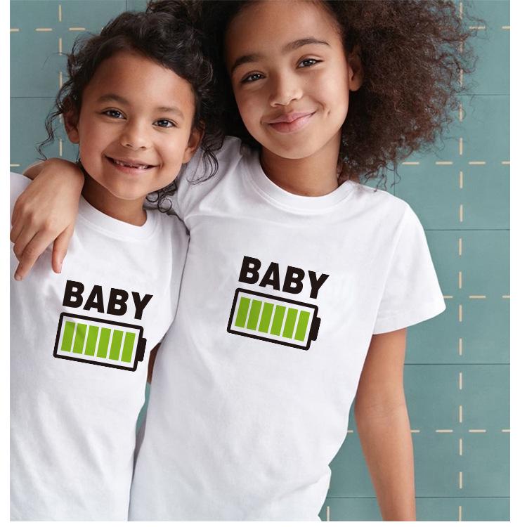 2025 Summer Family Street Style: Mother & Daughter Short Sleeve T-Shirts Set