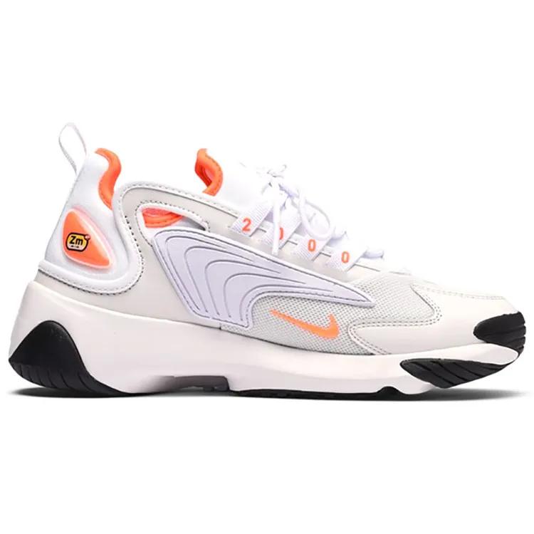 Nike Womens Zoom 2K 'Hyper Crimson' (women's sizes) Platinum Tint / Hyper Crimson-White-Black Chunky Sneakers AO0354 002