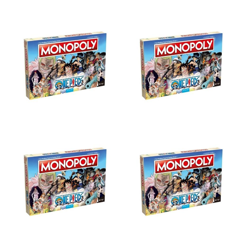 Exciting One Piece Monopoly English Board Game Card Set For Ages Seven To Thirty Five