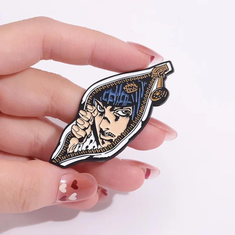 Cartoon Comic Character Enamel Pins Custom Japan Tv Animation Brooches Lapel Badges Classic Jewelry Gift For Fans Friends