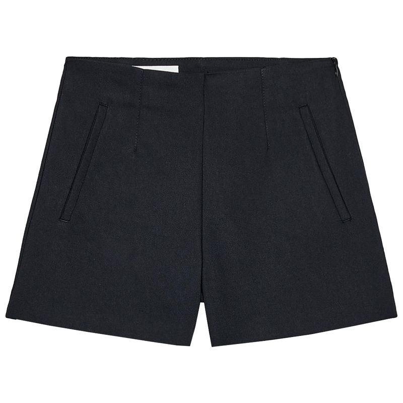 

Zaprha 2025 Лето Новая женская одежда Мода Темперамент Повседневная Простота Все сочетается Шорты с высокой талией 1165136 Black S