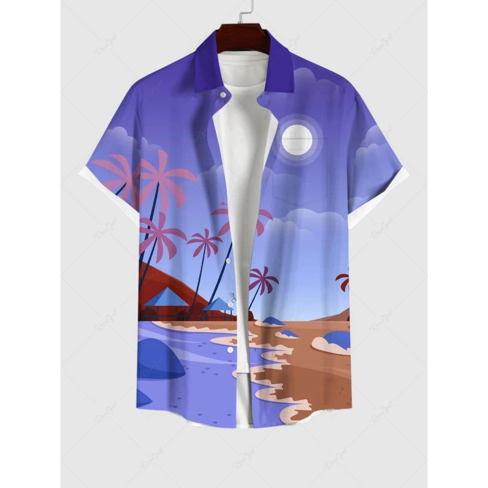 Hawaiianisches Ethno-Muster Design 3D-gedruckt Herrenhemd Sommer Casual Bedruckt Kurzarm Strand Hawaiianische Oberteile Herrenbekleidung