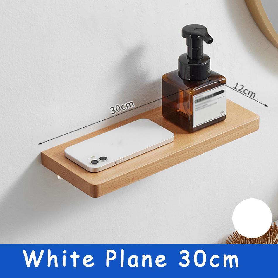 Ξύλινο Ράφι Μπάνιου Χρυσό Τοίχου Ορθογώνιο Κουζίνας Αλουμίνιο Οξιά Μπάνιου Ντους Σαμπουάν Σαπούνι Ράφι Αποθήκευσης Θήκη Μαύρο Λευκό
