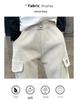 Boys' Cargo Trousers - Spring & Autumn 2025, Casual Korean Style for Small & Medium Children