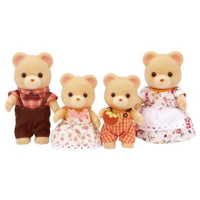 Sylvanian Family Bear Family Plush 5059, 1 conjunto, brinquedos populares coreanos