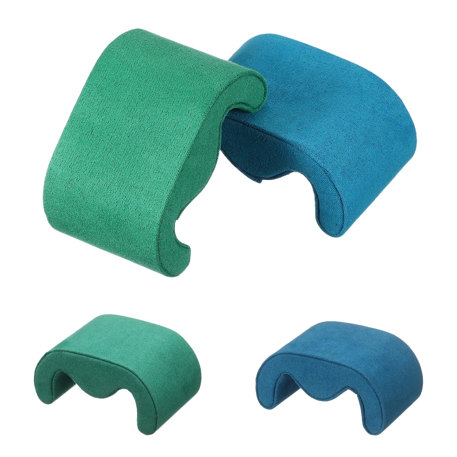 

uxcell 4-Pack Watch Case Pillows, Medium Size, Velvet, for Watch Display and Storage, BlueDark Green