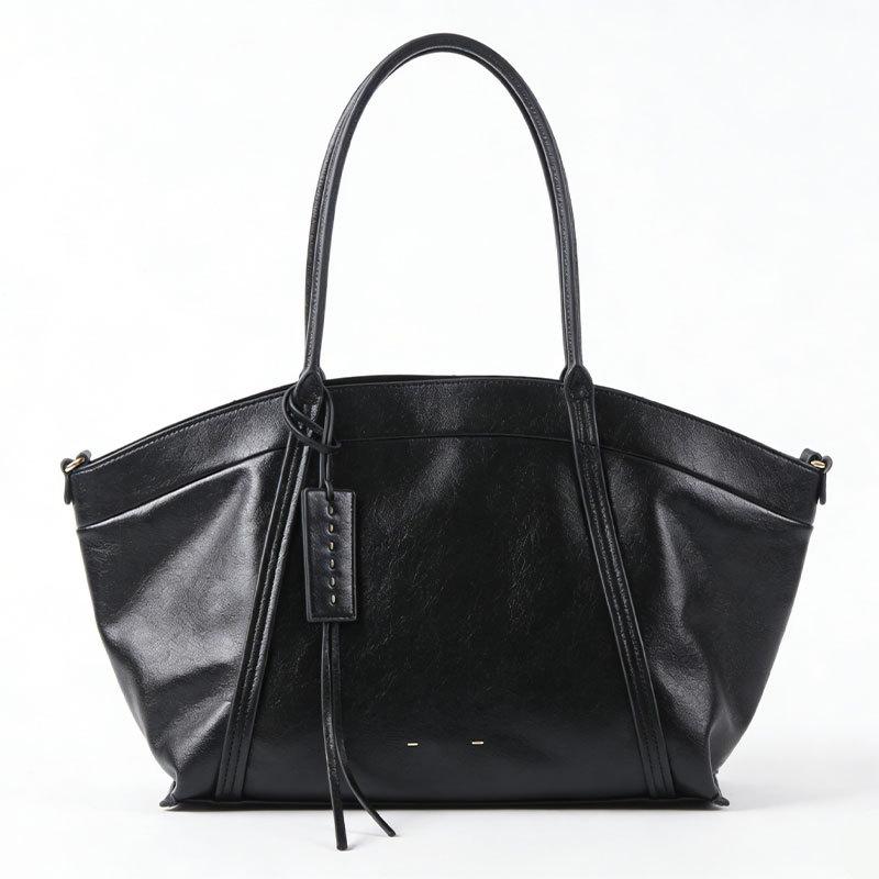 

Tote Bag, Large Capacity Women s New Style Bag, Fashionable Women s Bag, High-end Commuting Bag, Relaxed Shoulder Bag чёрный