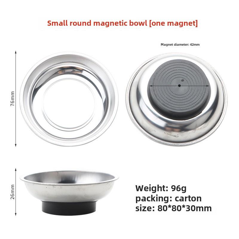 

Магнитная чаша для инструментов из нержавеющей стали - 3/4/6 дюймов для хранения деталей при ремонте автомобиля