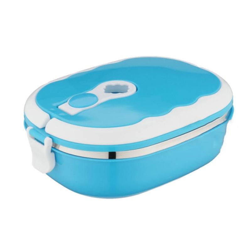 Universal Portable Heat Insulated Lunch Box for Students Home School Heat Insulated Stainless Steel Lunch Box Breakfast Boxes Blue 2490₽
