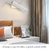 Modern LED Wall Light 350° Rotatable Wall Lamp for Bedroom Living Room Indoor Wall Sconces Lighting Fixture