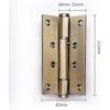 Hidden Soft Close Door Hinge & Door Closer, Slow Close Silent Positioning for Home, Indoor Garden, Hotel, Commercial Doors - Bronze Finish