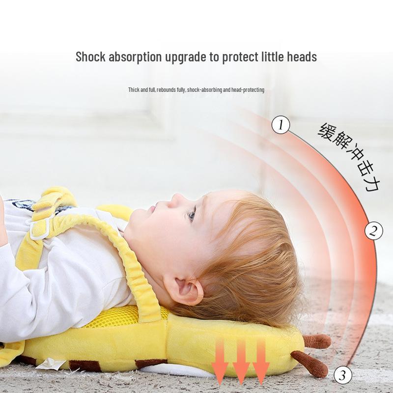 Kindersturzschutz-Kopfkissen für Kleinkinder - Atmungsaktives und stützendes Laufkissen