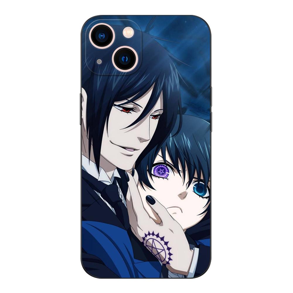 Black Tpu Case For Realme C2 C3 C12 C15 C35 C30 C31 C20 C21 C21Y C25 C25Y C25S C11 2021 2020 Black Butler