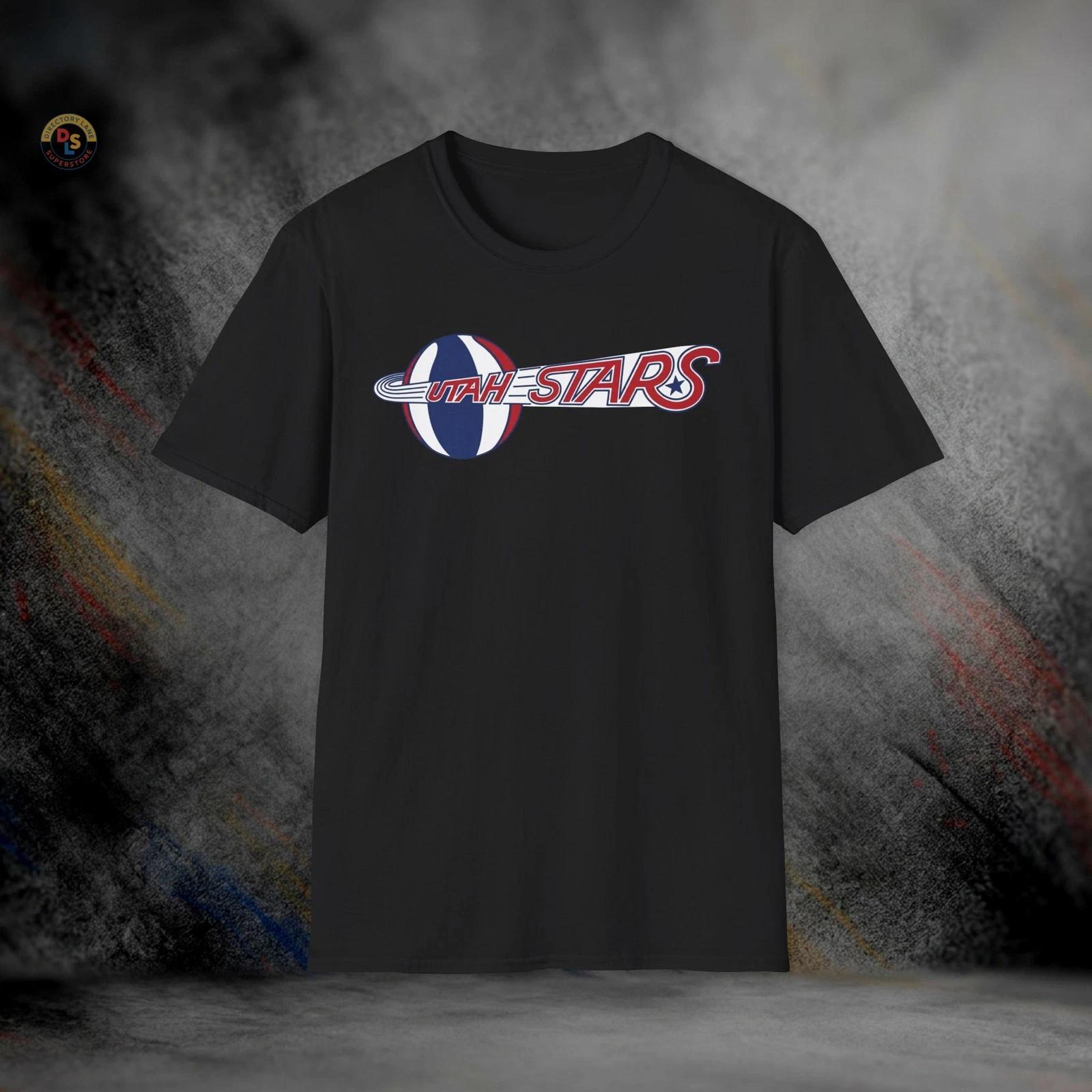 Utah Stars Defunct Retro Basketball T-Shirt | Softstyle Tee S